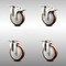 Service Caster 5 Inch 316SS Maroon Polyurethane Wheel Swivel Top Plate Caster Lock Brakes, 2PK SCC-SS316TTL20S514-PPUB-MRN-2-S-2 - alternate 1